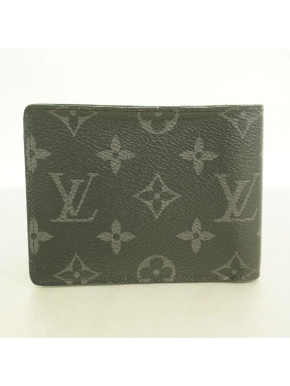 Louis Vuitton Billfold Monogram Eclipse Portefeuille Multiple Black Wallet